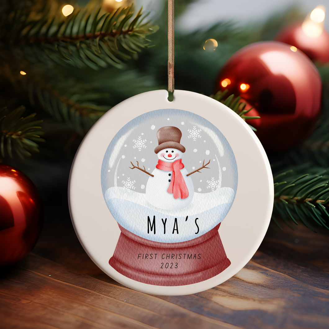 Snow globe Christmas Ornament