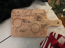 Load image into Gallery viewer, Dear Santa medium cutting board
