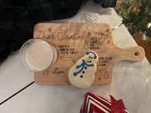 Load image into Gallery viewer, Dear Santa medium cutting board
