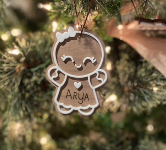 Gingerbread Girl Ornament